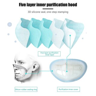 Foto 2 | Foto 2 | Máscara Anticontaminación Con Filtro De Aire Recargable Por Usb Smart Dustpr - Venta Internacional.