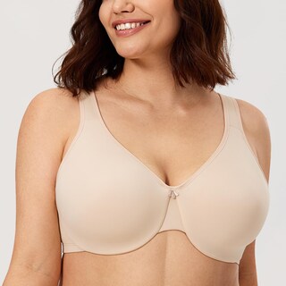 Foto 2 | Foto 2 | Bra Calvena Minizer Para Mujer Cobertura Total Beige 36d - Venta Internacional.