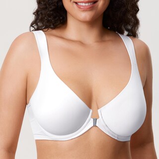 Foto 2 | Foto 2 | Sujetador Calvena Con Cierre Frontal Y Soporte Trasero Posture 34c Color Blanco - Venta Internacional.