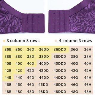 Foto 6 | Foto 6 | Minimizador Bra Wingslove 42b De Cobertura Total Sin Acolchado Color Morado - Venta Internacional.