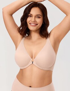 Foto 4 | Foto 4 | Bra Calvena Para Mujer Espalda Cruzada Cierre Frontal 40d Beige - Venta Internacional.