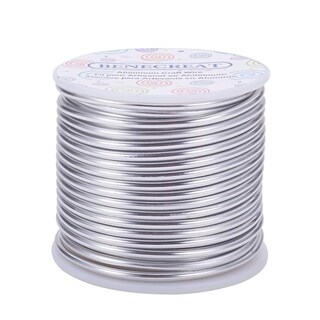 Foto 1 | Foto 1 | Alambre De Aluminio Artesanal Benecreat Calibre 9 17 M Plateado - Venta Internacional.