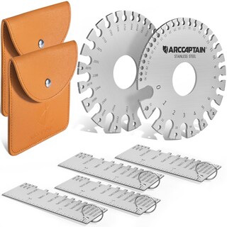 Foto 1 | Foto 1 | Herramienta De Medición De Calibre De Alambre Y Herramienta De Espesor De Metal  2 Juegos - Venta Internacional.