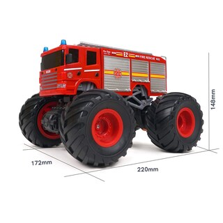 Foto 5 | Foto 5 | Camión De Bomberos Con Control Remoto Wowrc Para Niños De 3 A 5 Años Rojo - Venta Internacional.