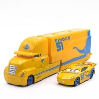 Toy Wltk Movie Cars 2 3 Dinoco Hauler No.51 Y Cruz Ramírez - Venta Internacional.