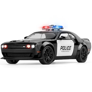 Foto 1 | Foto 1 | Coche De Juguete Sasbsc Police Dodge Challenger Hellcat 1:22 Para Niños De 3 A 12 Años - Venta Internacional.