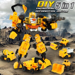 Foto 1 | Foto 1 | Los Juguetes Stem Take Apart Truck Se Transforman En Robots 5 En 1 Eduvank - Venta Internacional.