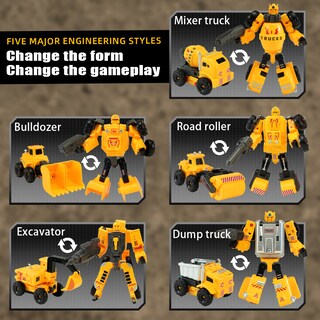 Foto 4 | Foto 4 | Los Juguetes Stem Take Apart Truck Se Transforman En Robots 5 En 1 Eduvank - Venta Internacional.