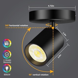 Foto 4 | Foto 4 | Foco De Techo Vanoopee Montaje Empotrado Led 10 W 800 Lm 3000 K - Venta Internacional.