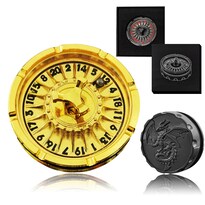 Girador De Dados Para Ruleta Fluefowl G20 Dragon Metallic D&d Gold - Venta Internacional.