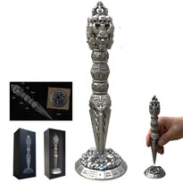 Juego De Hilanderos Poliédricos Dnd Wand Con D20 D12 D10 D8 D6 D4 - Venta Internacional.