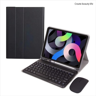 Foto 5 | Foto 5 | Funda De Teclado Y Ratón Para Galaxy Tab A7 Lite 8.7 Rosa - Venta Internacional.