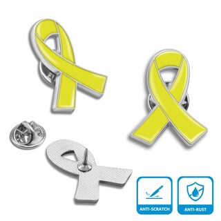 Foto 2 | Foto 2 | Paquete De 100 Insignias Amarillas Para Concienciar Sobre El Cáncer De Huesos Con Sarcoma - Venta Internacional.