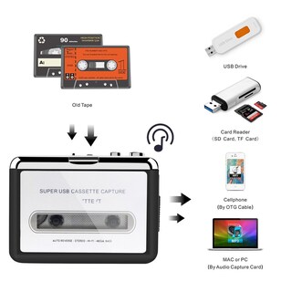 Foto 5 | Foto 5 | Cinta Convertidora De Casete A Mp3 Para Reproductor De Música Super Usb Para Pc - Venta Internacional.