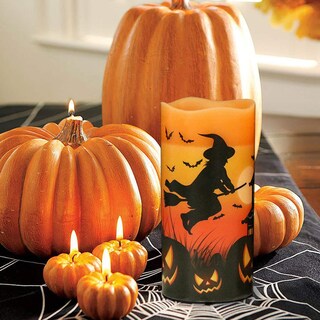 Foto 3 | Foto 3 | Velas Led Parpadeantes Sin Llama Eldnacele Para Halloween Juego De 3 - Venta Internacional.