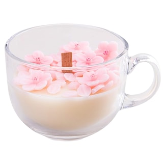 Foto 1 | Foto 1 | Vela Romántica De Soja Aromática Sakura Cup Para Regalo De Cumpleaños Boda - Venta Internacional.