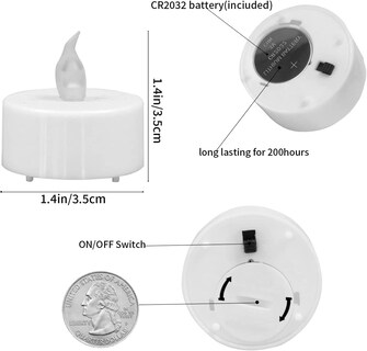 Foto 7 | Foto 7 | Velas Led Para Té Vetour 100 Unidades Funcionan Con Pilas - Venta Internacional.