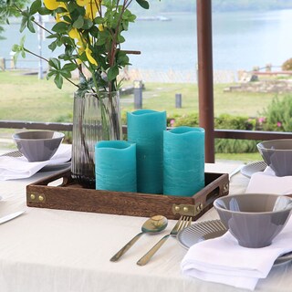 Foto 4 | Foto 4 | Velas Led Sin Llama Rhytsing Turquesa Con Temporizador Juego De 3 - Venta Internacional.
