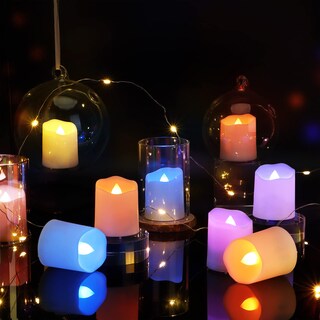 Foto 1 | Foto 1 | Velas Recargables Fpoo Sin Llama Paquete De 12 - Venta Internacional.