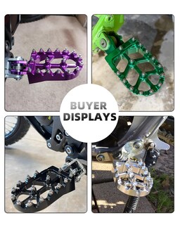 Foto 3 | Foto 3 | Estriberas Para Moto De Cross Jfg Racing Crf150f Crf230f 2003-2019 Color Rojo - Venta Internacional.