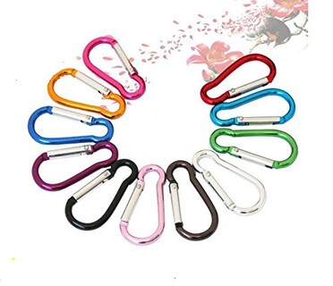 Foto 2 | Foto 2 | Paquete De 5 Hebillas Con Forma De Calabaza Mosquetón Color Aleatorio - Venta Internacional.