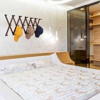 Foto 6 | Foto 6 | Colgador De Pared Scunda En Forma De Acordeón Con 20 Ganchos Para Abrigo Sombrero O Taza - Venta Internacional.