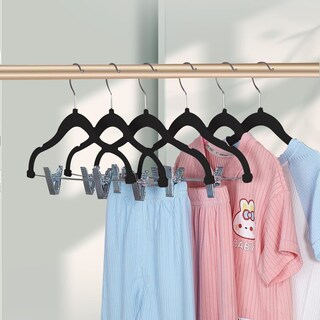 Foto 7 | Foto 7 | Pack De 14 Pantalones Baby Hangers Stormix Con Clips Antideslizantes Negros - Venta Internacional.