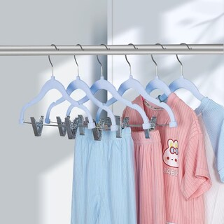 Foto 7 | Foto 7 | Pack De 14 Pantalones Baby Hangers Stormix Con Clips Antideslizantes  Color Azul - Venta Internacional.