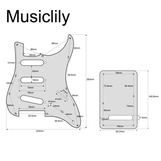 Foto 2 | Foto 2 | Set De Protección Y Placa Trasera Para Fender Stratocaster - Venta Internacional.