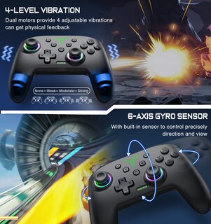 Foto 6 | Foto 6 | Controlador De Conmutador Inalámbrico Elisween Compatible Con Switch - Venta Internacional.