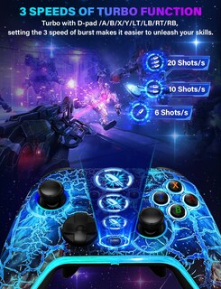 Foto 7 | Foto 7 | Controlador Inalámbrico Switch Pro Zrzlmvp Con Batería De 1200 Mah - Venta Internacional.