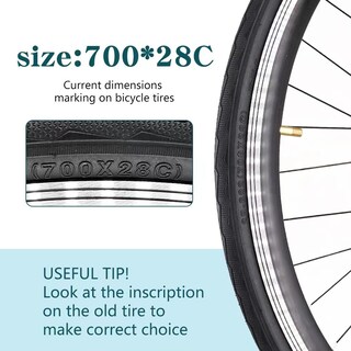 Foto 6 | Foto 6 | Neumáticos Y Tubos Interiores Para Bicicleta De Carretera Simeiqi De 700 X 28 Cm Paquete De 2 - Venta Internacional.