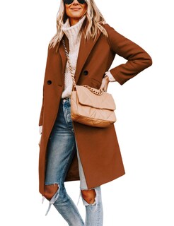Foto 1 | Foto 1 | Chaqueta Coat Hooever Para Mujer Casual De Lana Con Solapa Y Muesca - Venta Internacional.