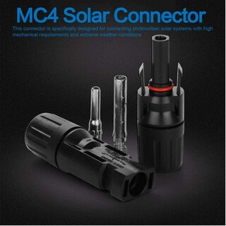 Foto 5 | Foto 5 | Accesorios De Montaje Con Conectores En Y 5 Pares De Paneles Solares Macho/hembra - Venta Internacional.