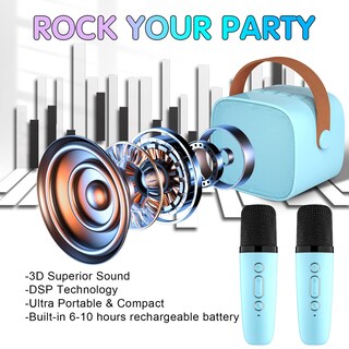 Foto 2 | Foto 2 | Mini Altavoz Bluetooth Portátil Karaoke Machine Yll Para Niños - Venta Internacional.