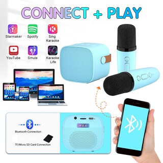 Foto 3 | Foto 3 | Mini Altavoz Bluetooth Portátil Karaoke Machine Yll Para Niños - Venta Internacional.