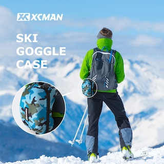 Foto 7 | Foto 7 | Funda Rígida De Eva Xcman Para Gafas De Esquí Para Todas Las Formas Y Tamaños - Venta Internacional.