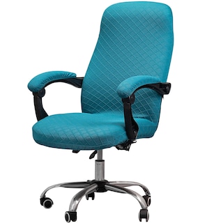 Foto 1 | Foto 1 | Funda Para Silla De Oficina Melaluxe Universal Stretch Peacock Blue - Venta Internacional.