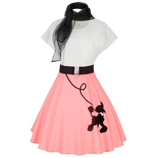 Foto 2 | Foto 2 | Vestido De Disfraz Uezjymi Poodle De Los Años 50 Para Mujer Con Accesorios - Venta Internacional.