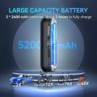 Foto 3 | Foto 3 | Bomba De Bicicleta Portátil Con Compresor De Aire Eléctrico Cycplus - Venta Internacional.