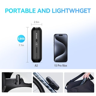 Foto 6 | Foto 6 | Bomba De Bicicleta Portátil Con Compresor De Aire Eléctrico Cycplus - Venta Internacional.