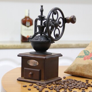 Foto 4 | Foto 4 | Molinillo De Café Vintage Con Diseño De Rueda Manual Fresa De Cerámica - Venta Internacional.