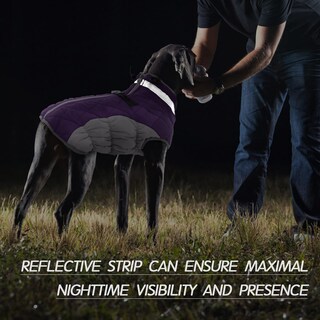 Foto 5 | Foto 5 | Abrigo Para Perro Fuamey Impermeable Resistente Al Viento Color Morado Xs - Venta Internacional.