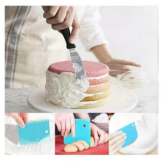 Foto 2 | Foto 2 | Juego De Herramientas Para Tartas Giratorio De 128 Piezas Con Plato Giratorio Y Boquillas - Venta Internacional.