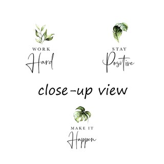 Foto 7 | Foto 7 | Lienzo Decorativo Guttaty 3 Piezas Inspiradoras Plantas Blancas - Venta Internacional.