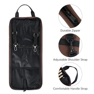 Foto 6 | Foto 6 | Funda Para Baquetas Eastrock Con 3 Pares De Baquetas Color Marrón - Venta Internacional.