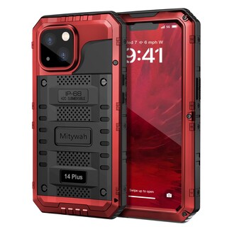 Foto 1 | Foto 1 | Funda Impermeable Mitywah Para Iphone 14 Plus Con Protector De Pantalla - Venta Internacional.