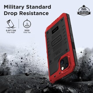 Foto 3 | Foto 3 | Funda Impermeable Mitywah Para Iphone 14 Plus Con Protector De Pantalla - Venta Internacional.
