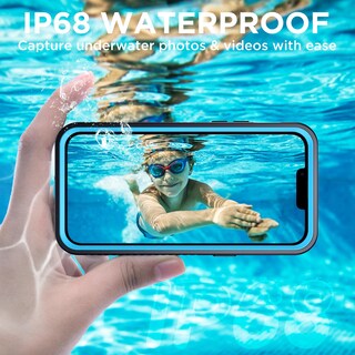 Foto 3 | Foto 3 | Funda De Teléfono Femrit Impermeable Ip68 Para Iphone 14 Azul - Venta Internacional.