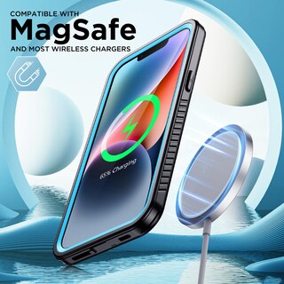 Foto 7 | Foto 7 | Funda De Teléfono Femrit Impermeable Ip68 Para Iphone 14 Azul - Venta Internacional.